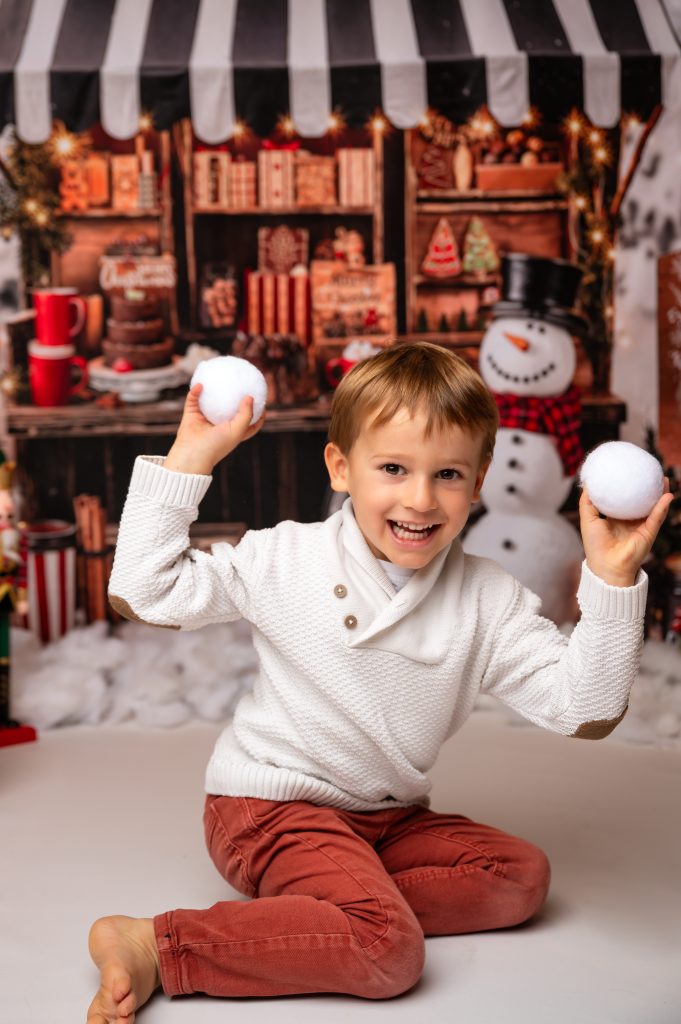 Photographe Noël famille à domicile près de Marseille